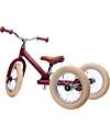 Trybike Matt Vintage Red Bike 2 in 1 + Trike Conversion Kit Tricycles
