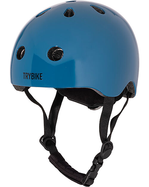 Trybike OUTLET - Bicycle CoConuts Helmet - Mandan Blue - Shell in ABS - Adjustable and Breathable - Showroom Sample Bicycle Helmets