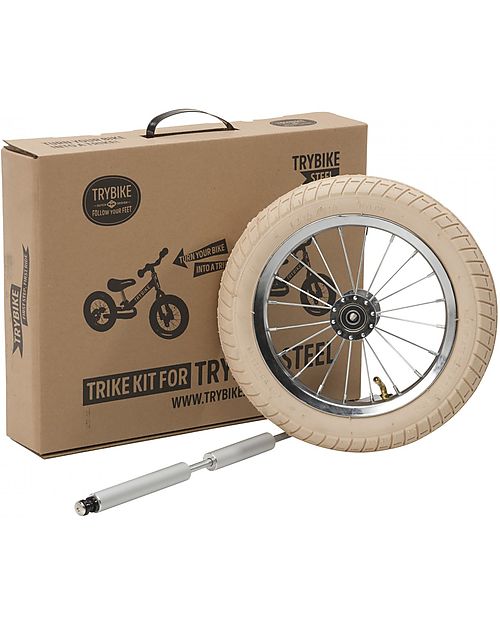 Trybike Third Wheel Trike Kit - Vintage - Transform the Trybike Steel into a Tricycle! Bicycle Accessories