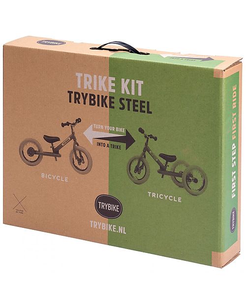 Trybike Third Wheel Trike Kit - Vintage - Transform the Trybike Steel into a Tricycle! Bicycle Accessories