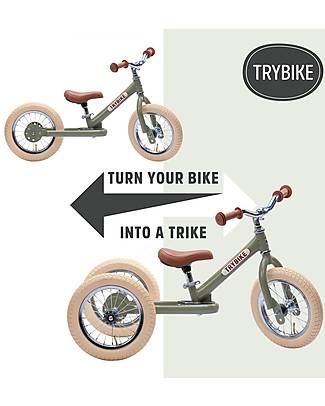 Trybike Third Wheel Trike Kit - Vintage - Transform the Trybike Steel into a Tricycle! Bicycle Accessories