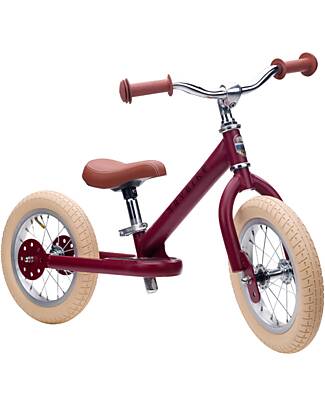 Trybike Trybike Steel Matt - Vintage Red - from 15 months! Balance Bikes