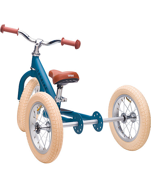 Trybike Trybike Steel Vintage - Matt Blue - from 15 months! Balance Bikes