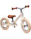Trybike Trybike Steel Vintage - Matt Cream - from 15 months! Balance Bikes