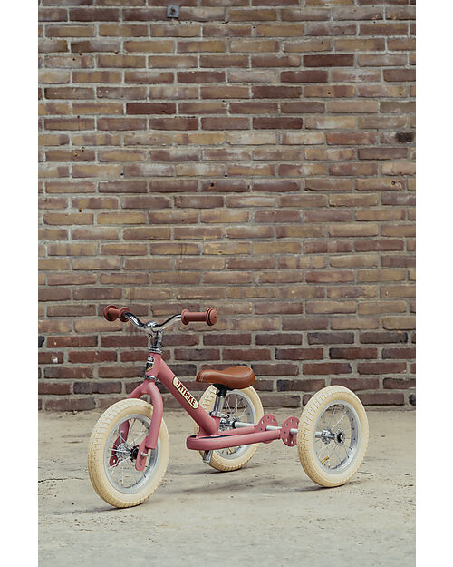 Trybike Trybike Steel Vintage - Matt Pink - from 15 months! Balance Bikes