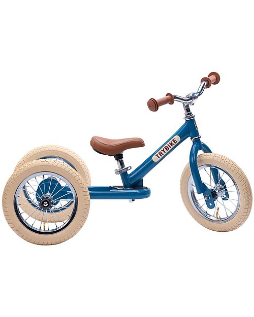 Trybike Vintage Blue Bike 2 in 1 + Trike Conversion Kit Tricycles