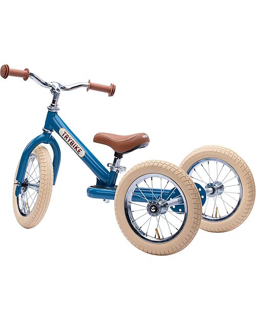 Trybike Vintage Blue Bike 2 in 1 + Trike Conversion Kit Tricycles