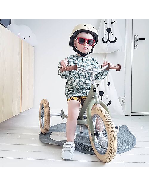 Trybike Vintage Green Bike 2 in 1 + Trike Conversion Kit Bycicles