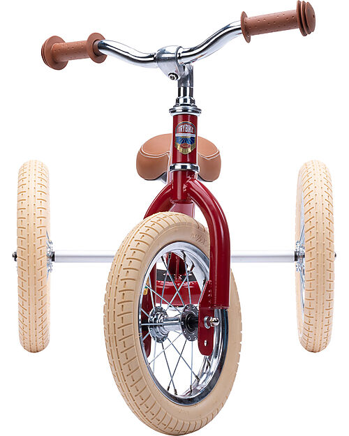 Trybike Vintage Red Bike 2 in 1 + Trike Conversion Kit Tricycles