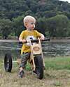 Trybike Wooden Bike 2 in 1 - Brown - Include Third Wheel Trike Kit! Balance Bikes