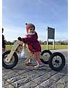 Trybike Wooden Bike 2 in 1 - Pink - Include Third Wheel Trike Kit! Balance Bikes
