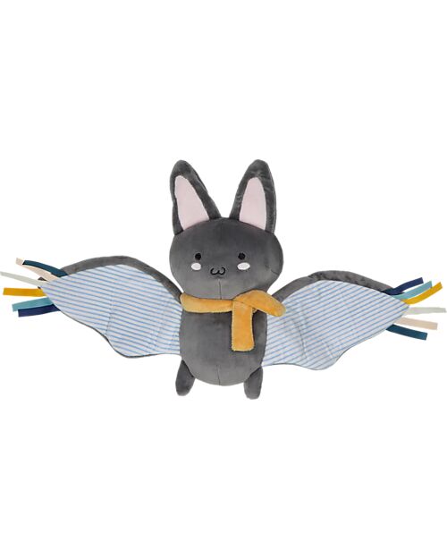 Tryco Baby Cuddle Toy - Bat Bruce - Grey - Suitable from Birth Soft Toys