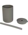 Tryco Baby Cup and Straw - Olive Gray - Silicone Beakers