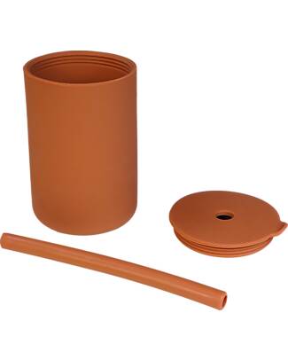 Tryco Baby Cup and Straw - Sienna - Silicone Beakers
