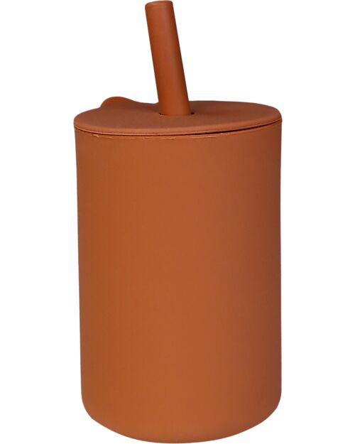 Tryco Baby Cup and Straw - Sienna - Silicone Beakers