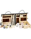 Tryco Baby Folding Wooden Farm - Easy to Carry Dolls Houses