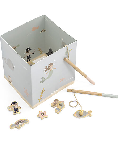 Tryco Baby Magnetic Wooden Peach Toy - 16 pcs - 3+ Years Wooden Animals