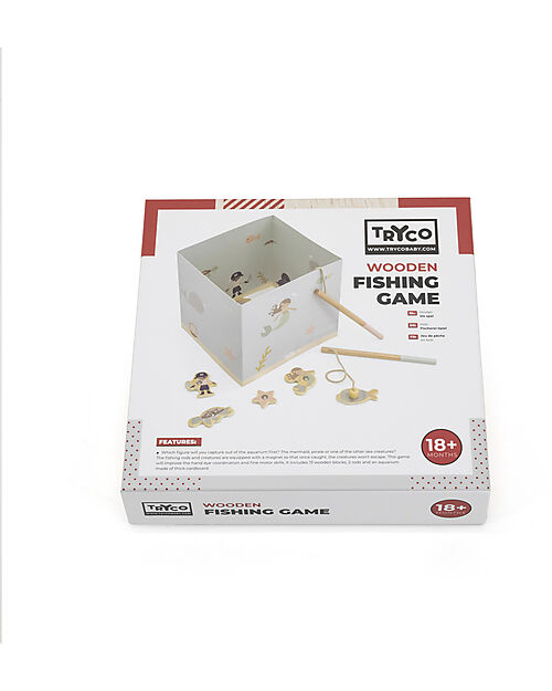 Tryco Baby Magnetic Wooden Peach Toy - 16 pcs - 3+ Years Wooden Animals