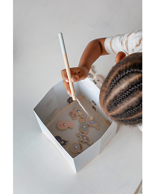 Tryco Baby Magnetic Wooden Peach Toy - 16 pcs - 3+ Years Wooden Animals