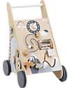 Tryco Baby Nature Wooden First Steps Trolley with Blocks - 12+ m Push-Toys