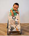 Tryco Baby Nature Wooden First Steps Trolley with Blocks - 12+ m Push-Toys