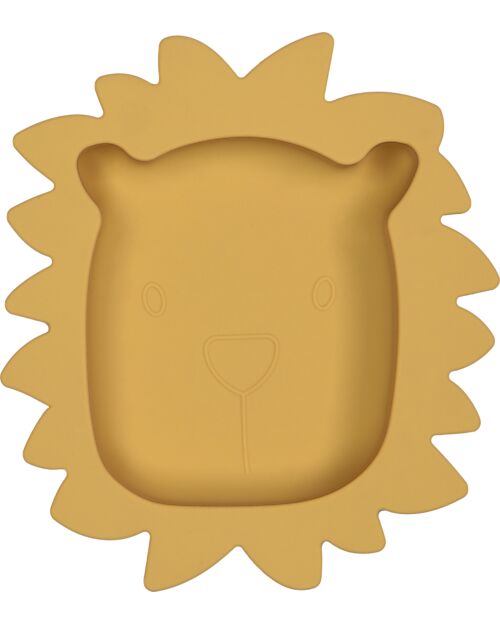 Tryco Baby Plate Lion Leo - Honey Gold - Silicone Bowls & Plates