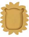 Tryco Baby Plate Lion Leo - Honey Gold - Silicone Bowls & Plates