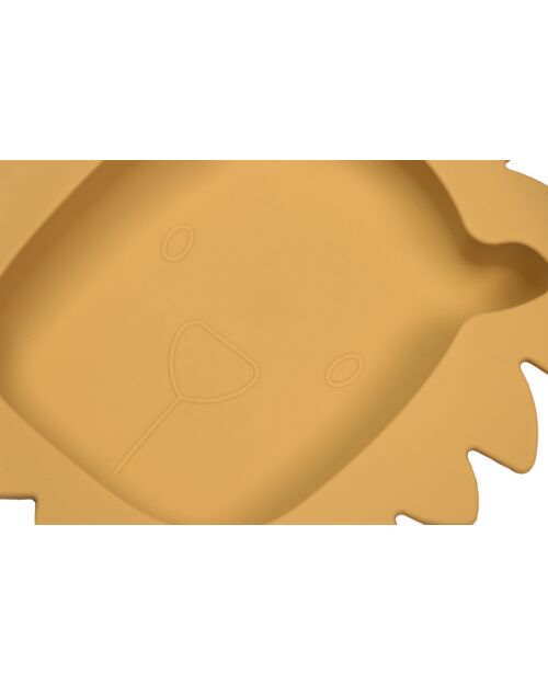 Tryco Baby Plate Lion Leo - Honey Gold - Silicone Bowls & Plates