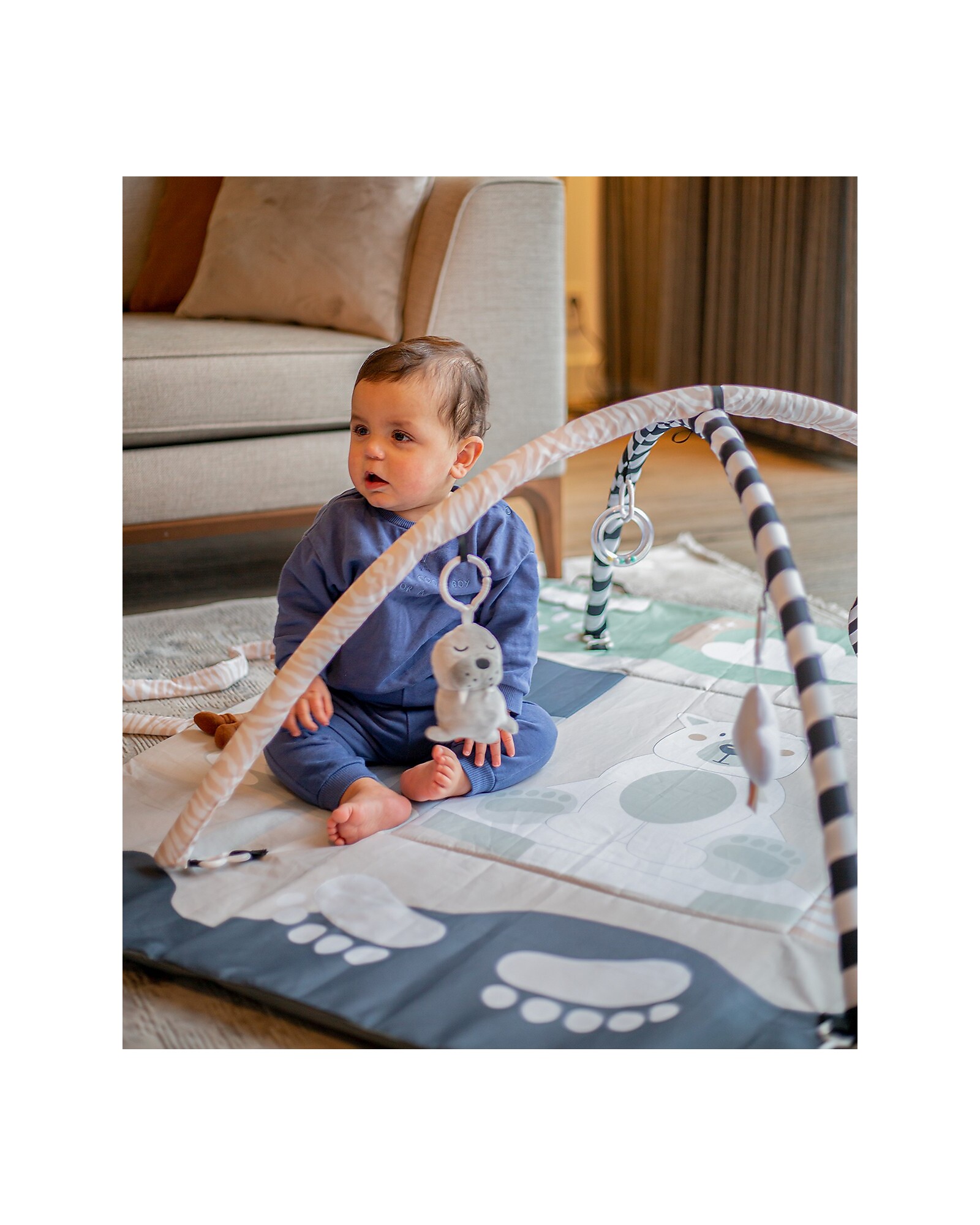 Polar bear best sale baby play mat