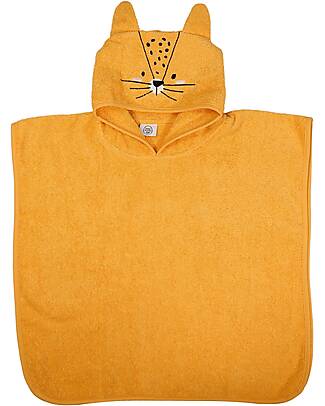 Tryco Baby Poncho Leopard Lenny - 55x55 cm - 100% Cotton Towels And Flannels