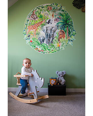 Tryco Baby Rocking Toy - Rhino - Wood Rides On