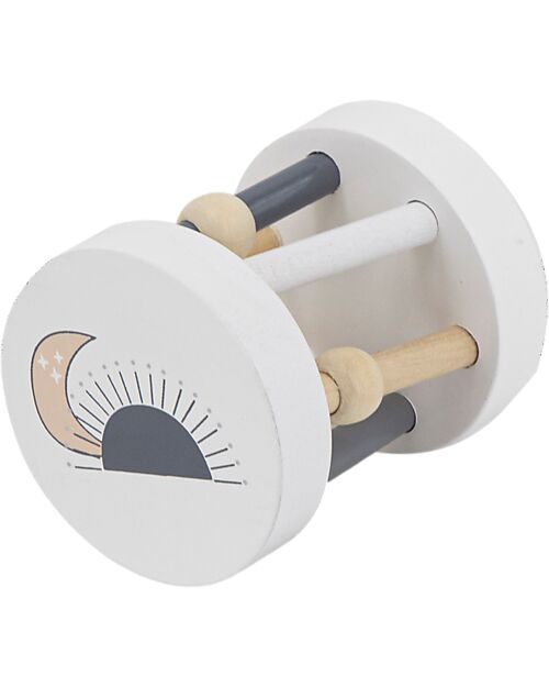 Tryco Baby Rotating Wooden Rattle - Non-toxic Water Paints - 12+ m Wooden Stacking Toys
