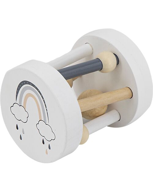 Tryco Baby Rotating Wooden Rattle - Non-toxic Water Paints - 12+ m Wooden Stacking Toys