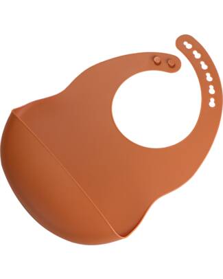 Tryco Baby Silicone Bib - Sienna - With Pocket Waterproof Bibs