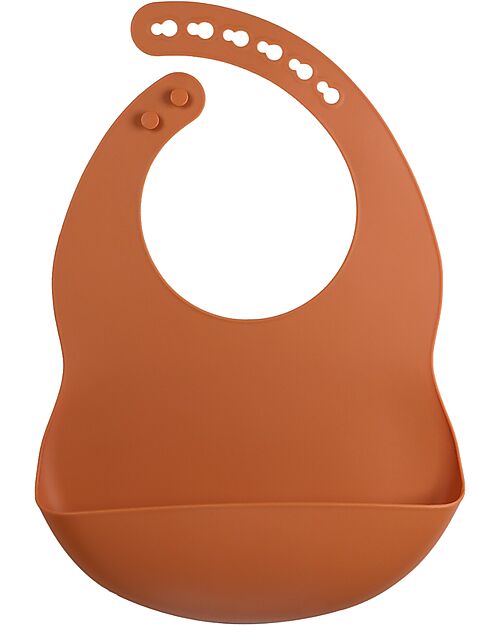 Tryco Baby Silicone Bib - Sienna - With Pocket Waterproof Bibs