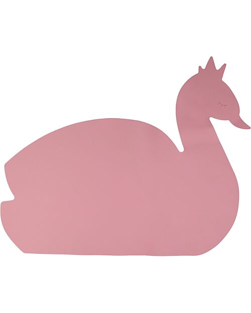 Tryco Baby Silicone Place Mat - Swan - Dusty Rose Placemat