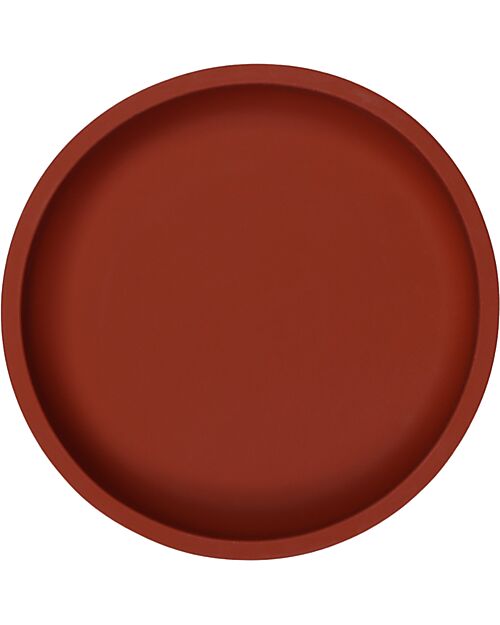 Tryco Baby Silicone Plate - Dark Rust - 100% Safe Bowls & Plates