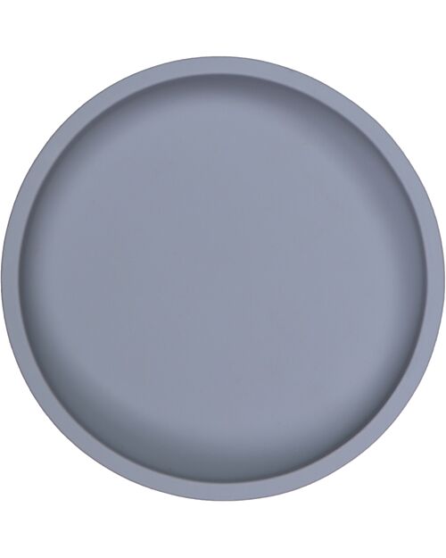 Tryco Baby Silicone Plate - Dusty Blue - 100% Safe Bowls & Plates