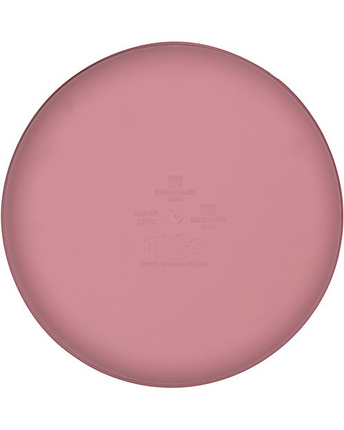 Tryco Baby Silicone Plate - Dusty Pink - 100% Safe Bowls & Plates