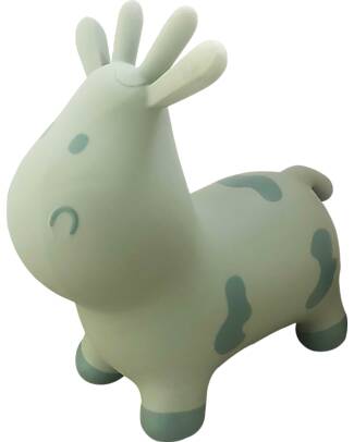 Tryco Baby Skippy Animal - Cow - Stone Green - from 12 months - Plastic Rides On