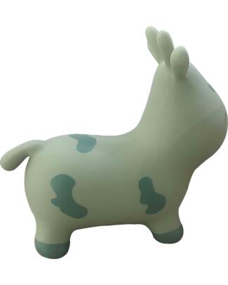 Tryco Baby Skippy Animal - Cow - Stone Green - from 12 months - Plastic Rides On