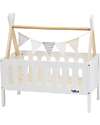 Tryco Baby Tipi Bed for Dolls up to 48 cm - Wood - 18+ m Dolls Houses