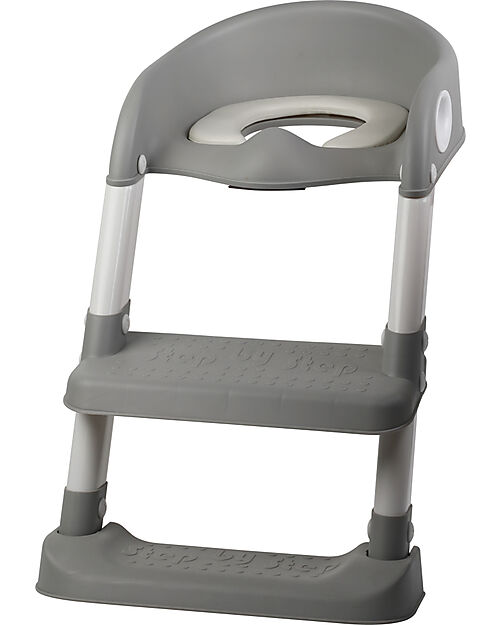 Tryco Baby Toilet Trainer - Grey - Non-Slip - 34 x 35 x 44 cm Toilet Steps
