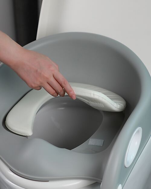 Tryco Baby Toilet Trainer - Grey - Non-Slip - 34 x 35 x 44 cm Toilet Steps