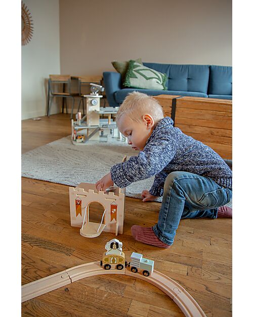 Tryco Baby Train Track Extension - Fantasy - 2+ Years Wooden Toy Cars, Trains & Trucks