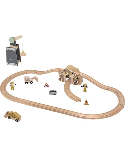 Tryco Baby Trainset Extension - Construction Wooden Toy Cars, Trains & Trucks
