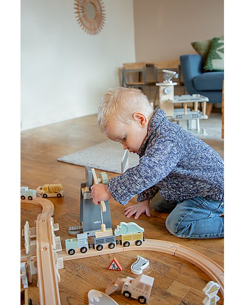 Tryco Baby Trainset Extension - Construction Wooden Toy Cars, Trains & Trucks