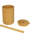 Tryco Baby Tumbler with Straw - Honey/Gold - Silicone - 0+ Beakers