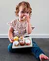 Tryco Baby Wooden Cupcake Set - Non-toxic Water Paints - 18+ m Wooden Food