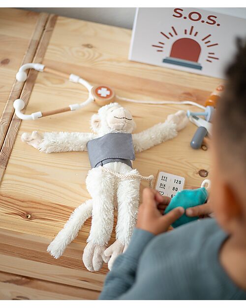 Tryco Baby Wooden Doctor's Case Set - Lots of Elements to Stimulate Creativity - 3+ Years Pretend Play